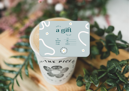 The Pick Me Up Co gift card